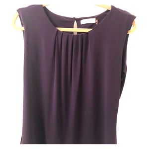 Purple Sleeveless Blouse (XL)